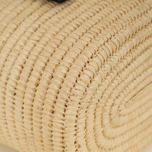 Loewe Bicolor Small Square Basket Raffia Bag
