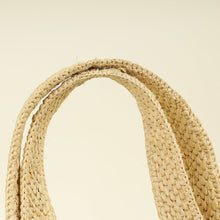 Loewe Tricolor x Paula's Ibiza Raffia Font Tote Bag