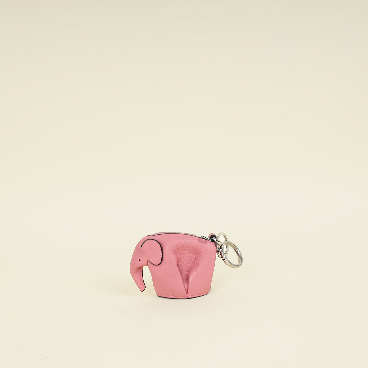 Loewe Dark Pink Elephant Keychain