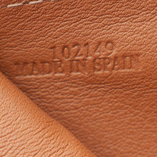Loewe Tan Anagram Trifold Wallet