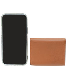 Loewe Tan Anagram Trifold Wallet