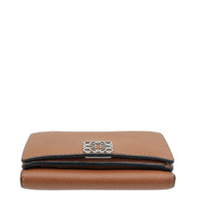 Loewe Tan Anagram Trifold Wallet