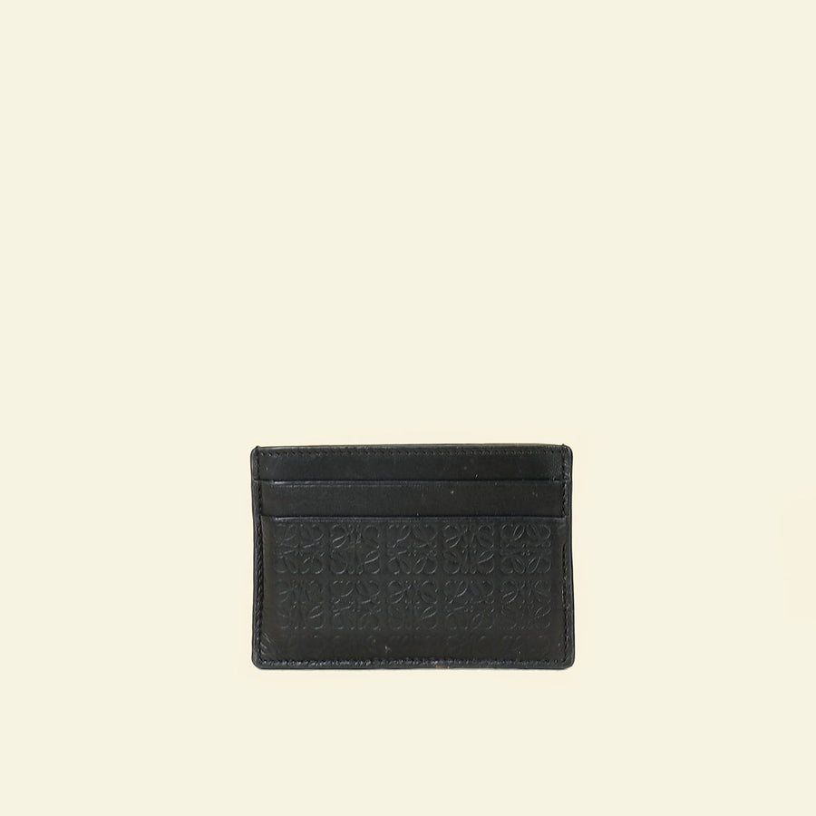 Loewe Black Anagram Card Holder