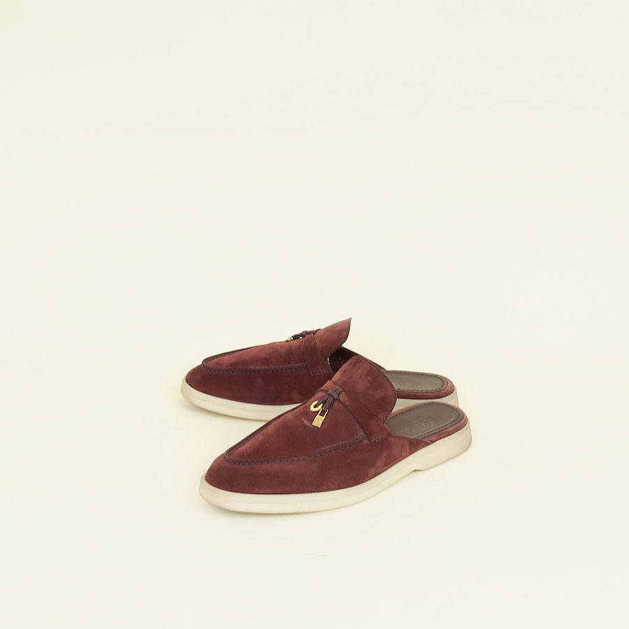 Loro Piana Wild Plume Charms Walk Babouche 38