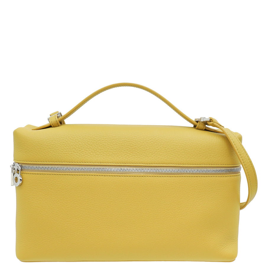 Loro Piana Mustard Yellow Extra Pocket L27 Bag
