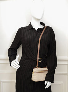 Loro Piana Ecru Brown Cotton Extra Pocket L19 Bag