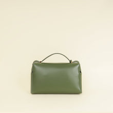 Loro Piana Dark Lichen Green Extra L27 Saddle Bag
