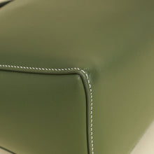 Loro Piana Dark Lichen Green Extra L27 Saddle Bag