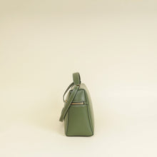 Loro Piana Dark Lichen Green Extra L27 Saddle Bag