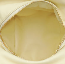 Loro Piana Cream Puffy Pouch Clutch Bag