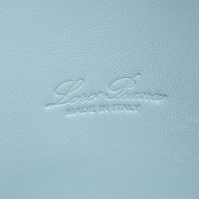 Loro Piana Blue Celadon Soft Shiny Alligator Extra Pocket Bag