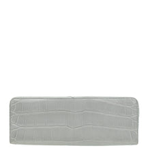 Loro Piana Eucalyptus Gray Soft Matte Alligator Extra Pocket Bag