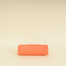 Loro Piana Orange Ostrich Extra Pocket L19 Bag