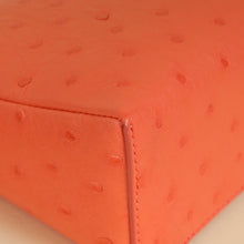 Loro Piana Orange Ostrich Extra Pocket L19 Bag