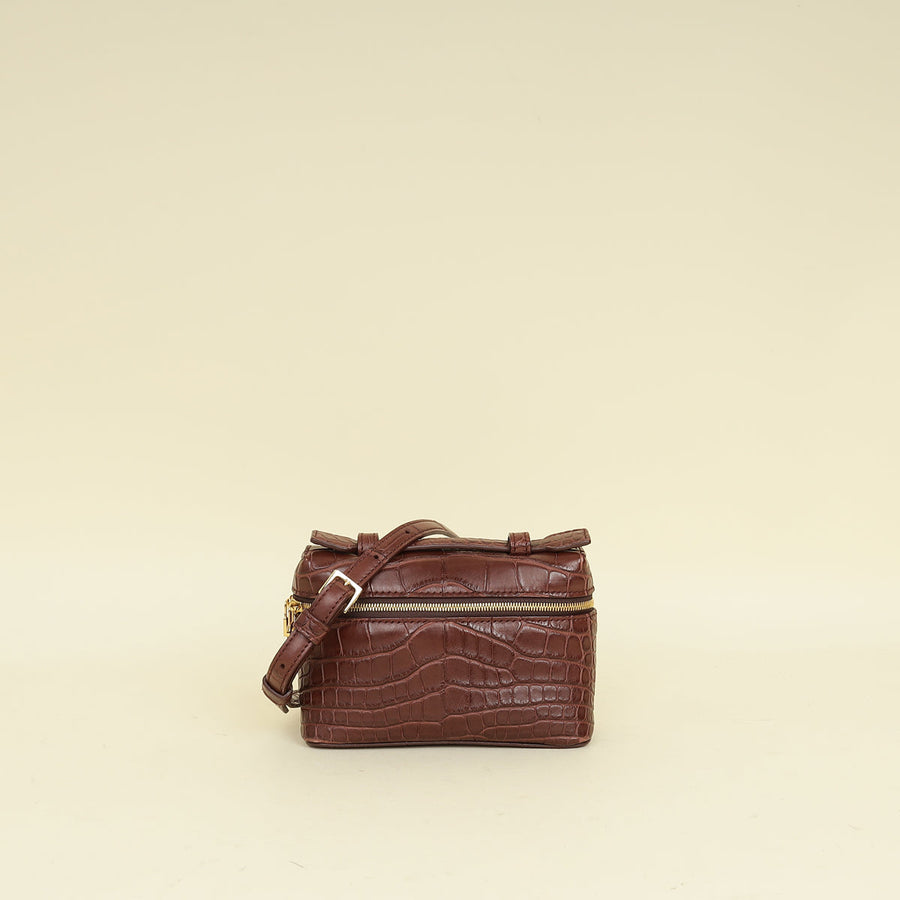 Loro Piana Azuki Beans Alligator Extra Pocket L14