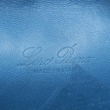 Loro Piana Blue Ostrich Extra Pocket L19 Bag