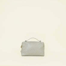 Loro Piana Light Gray Ostrich Extra Pocket