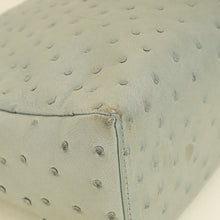Loro Piana Light Gray Ostrich Extra Pocket