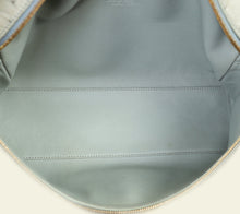 Loro Piana Light Gray Ostrich Extra Pocket