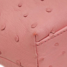 Loro Piana Pink Ostrich L19 Pouch Bag W/ Twilly