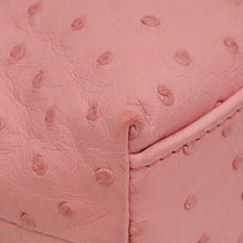 Loro Piana Pink Ostrich L19 Pouch Bag W/ Twilly