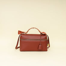 Loro Piana Deep Kummel Extra Bag L27 Bag W/ Twilly