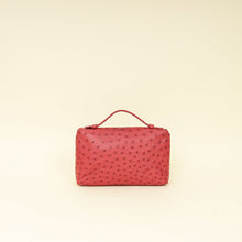 Loro Piana Red Ostrich L19 Extra Pocket Pouch