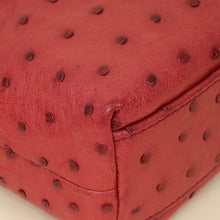 Loro Piana Red Ostrich L19 Extra Pocket Pouch