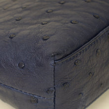 Loro Piana Blue Ostrich L19 Pouch