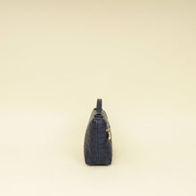 Loro Piana Blue Ostrich L19 Pouch