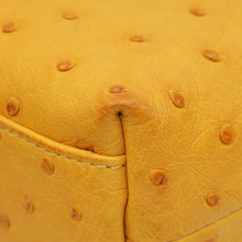 Loro Piana Yellow Ostrich Extra Pocket L19 Bag