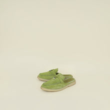 Loro Piana Yellow Green Charms Walk Babouche 37.5