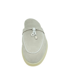 Loro Piana Powder Pearl Charms Walk Babouche Loafer 38.5