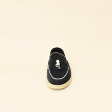 Loro Piana Argo Blue Summer Charm Walk Loafer 36