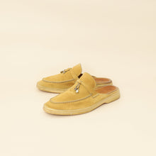 Loro Piana Beige Babouche Charms Walk Loafer 37.5