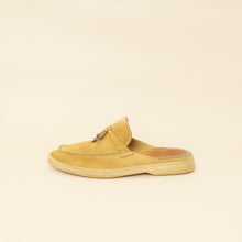 Loro Piana Beige Babouche Charms Walk Loafer 37.5
