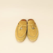 Loro Piana Beige Babouche Charms Walk Loafer 37.5