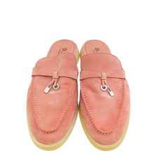 Loro Piana Sorbet Pink Charms Walk Babouche Loafer 37.5