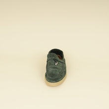 Loro Piana Green Glass Summer Charms Walk Loafers 37