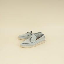 Loro Piana Eucalyptus Summer Charms Walk Loafers 36