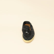 Loro Piana Black Summer Charms Walk Loafers 39