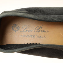 Loro Piana Black Summer Charms Walk Loafers 39