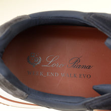 Loro Piana Navy Blue Week End Walk Evo Sneakers 42