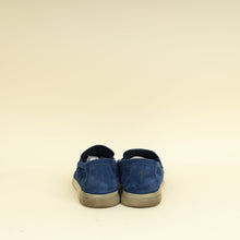 Loro Piana Dark Cerulean Summer Charms Walk Loafers 36.5
