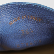 Loro Piana Dark Cerulean Summer Charms Walk Loafers 36.5