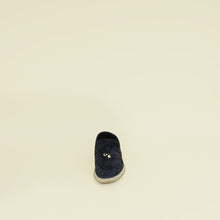 Loro Piana Argo Blue Melange Summer Charms Walk Loafer 36.5