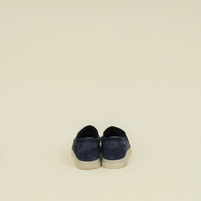 Loro Piana Argo Blue Melange Summer Charms Walk Loafers 36