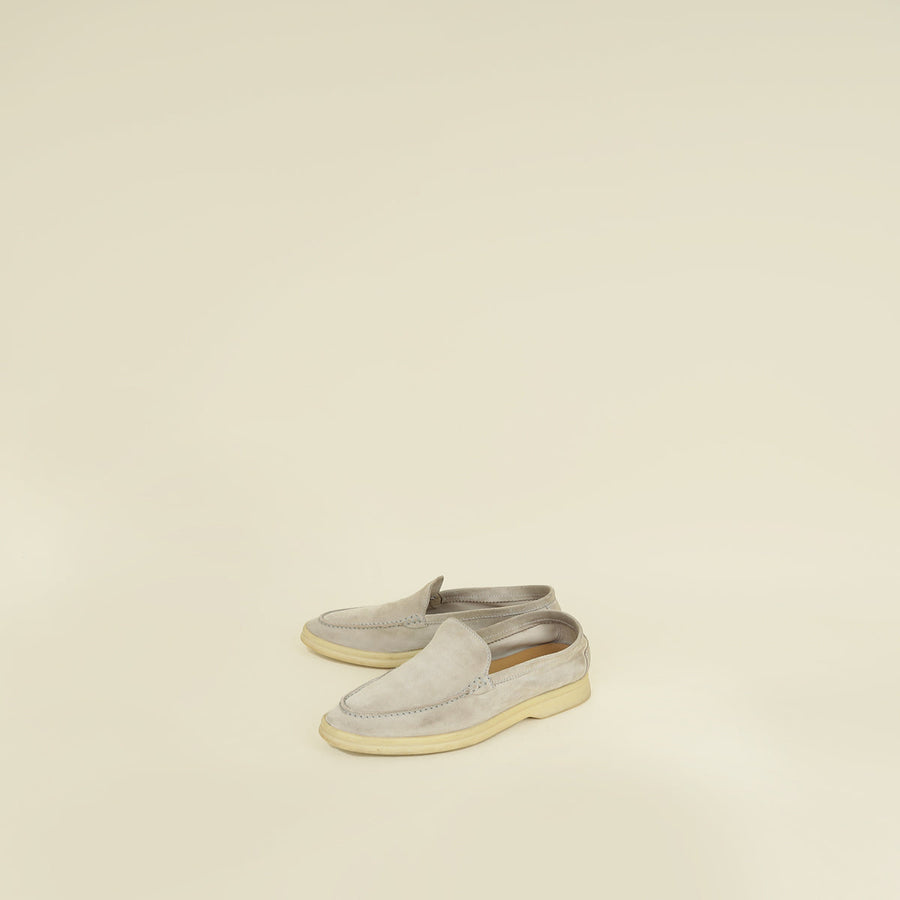 Loro Piana Sandstone Summer Walk Loafer 36