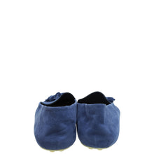 Loro Piana Blue Fluorite Suede Dot Sole Walk Loafer 36