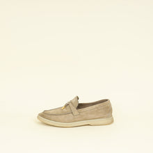 Loro Piana Sandstone Summer Walk Charm Loafer 37.5